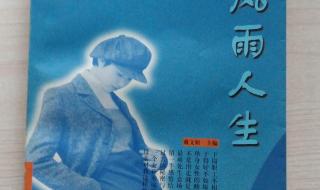 风雨人生路词语 风雨人生路歌曲原唱